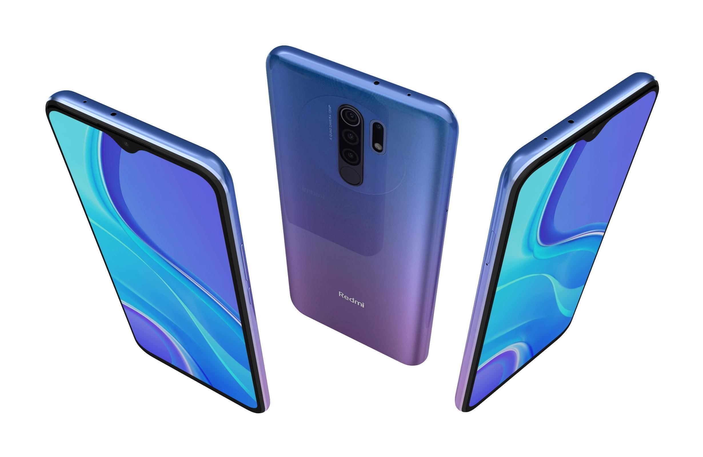 Xiaomi Redmi 9 Prime All Colors 3D model_19