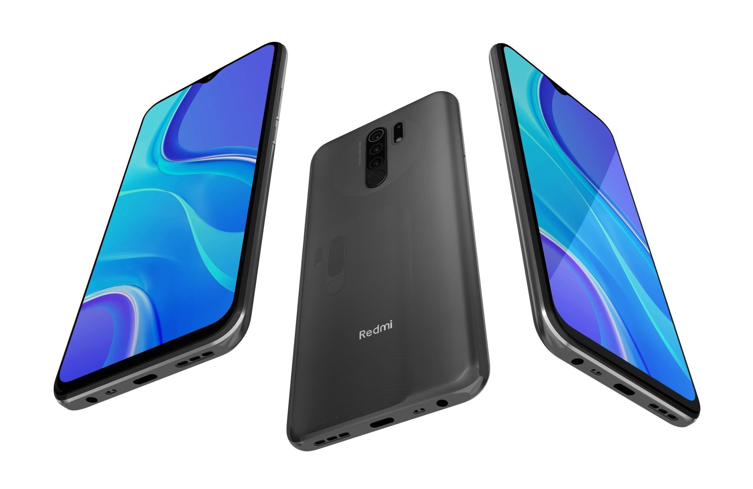 Xiaomi Redmi 9 Prime All Colors 3D model_6