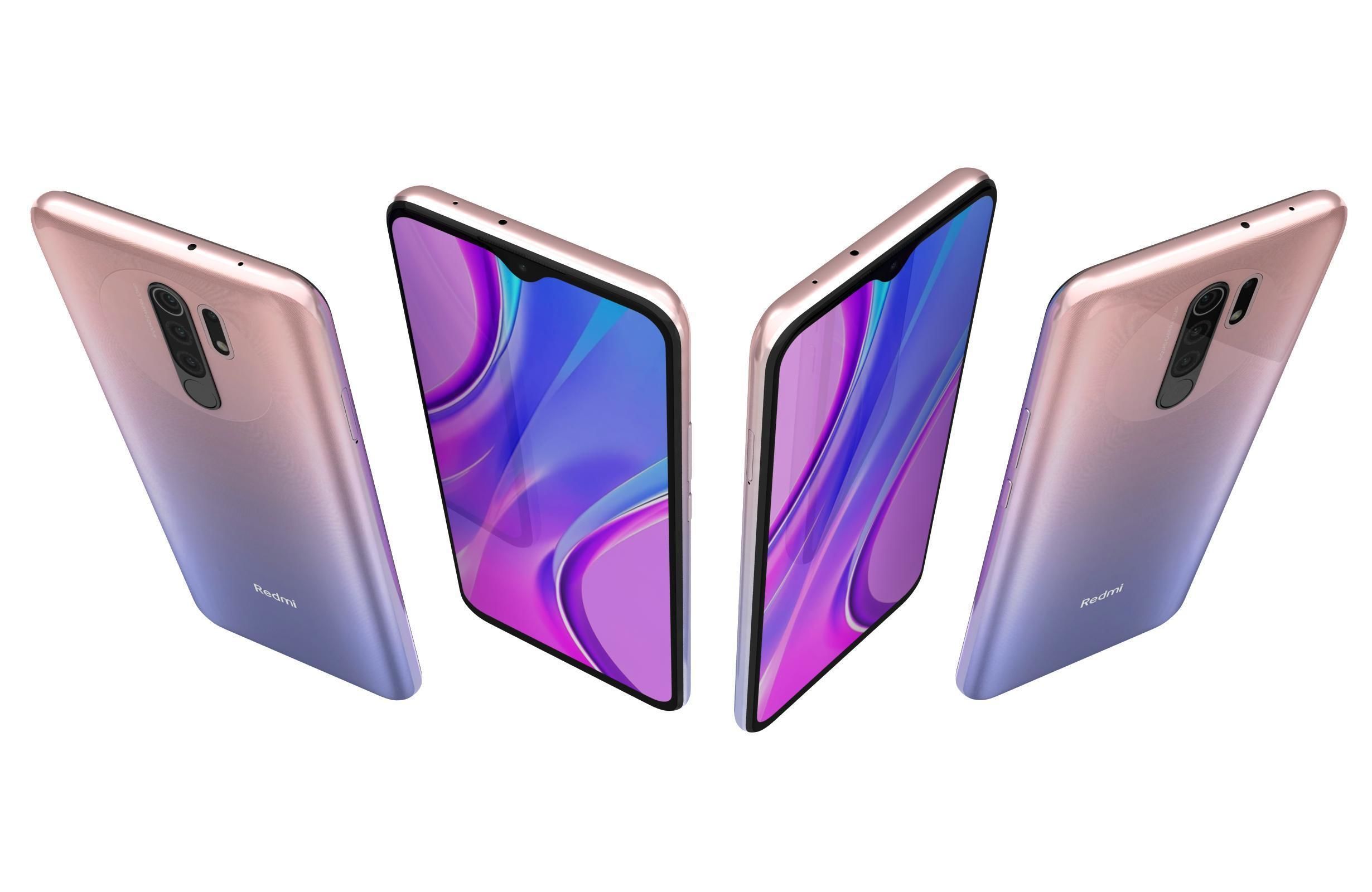 Xiaomi Redmi 9 Prime All Colors 3D model_9
