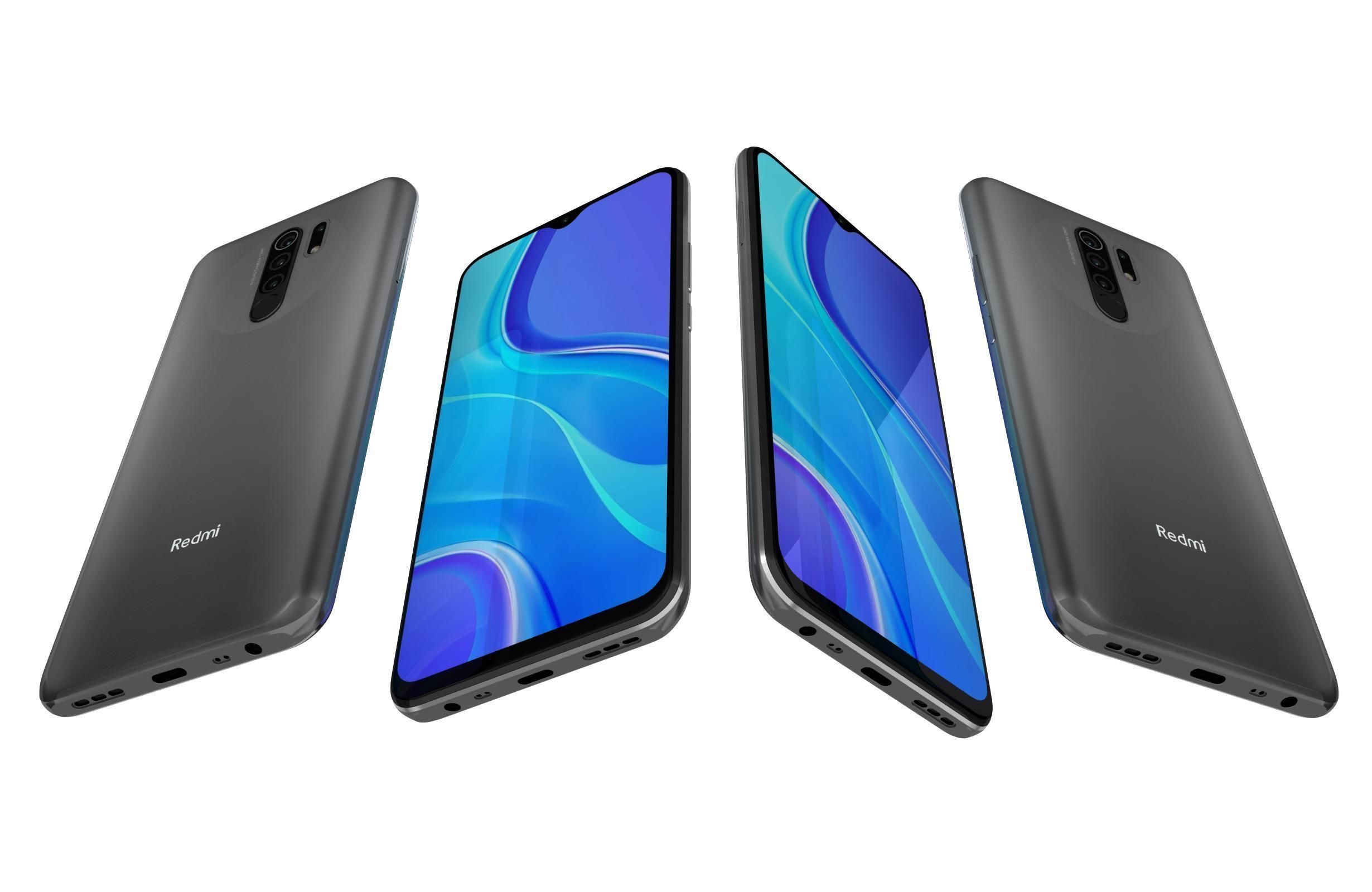 Xiaomi Redmi 9 Prime All Colors 3D model_12