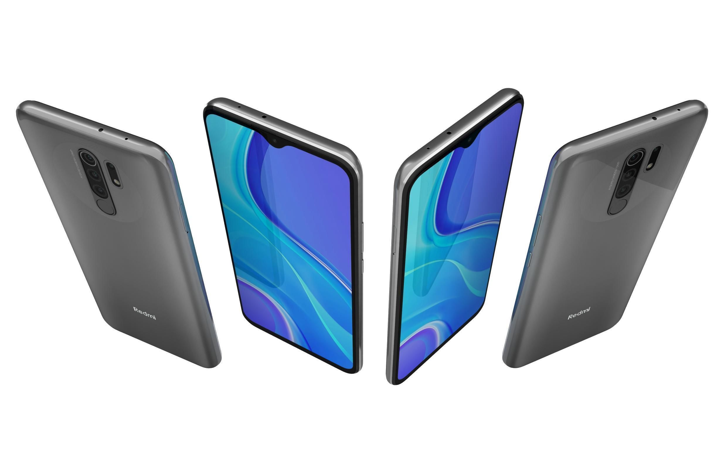 Xiaomi Redmi 9 Prime All Colors 3D model_10