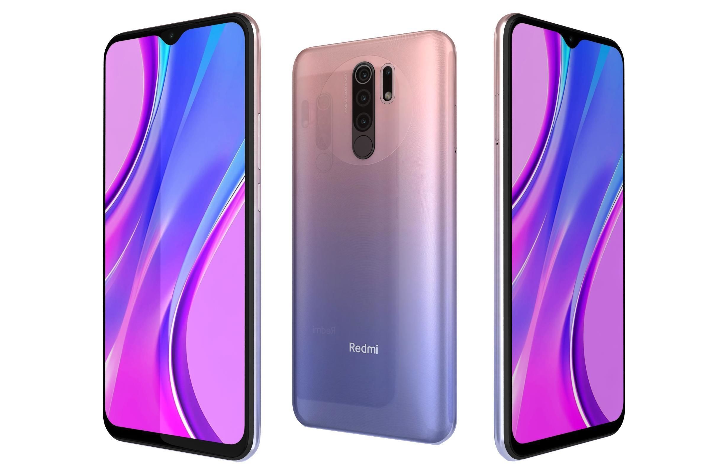 Xiaomi Redmi 9 Prime All Colors 3D model_1
