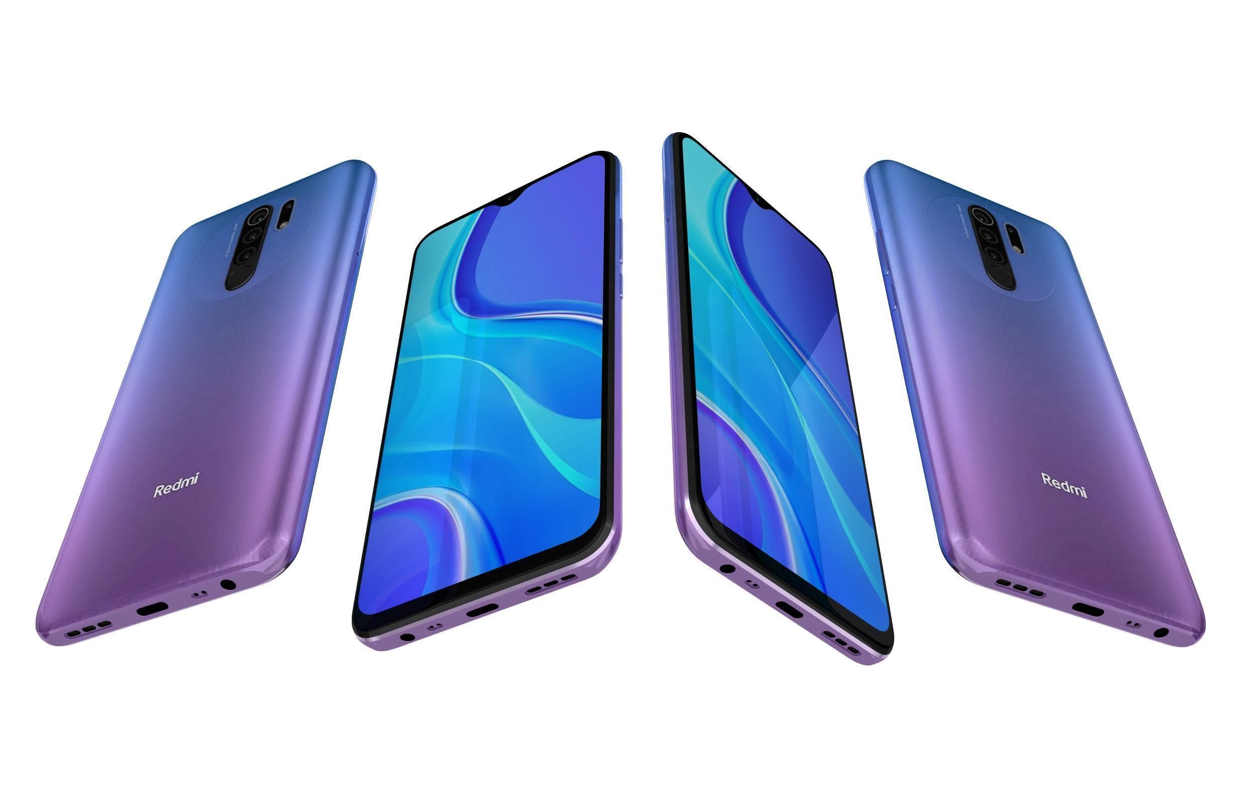 Xiaomi Redmi 9 Prime All Colors 3D model_23
