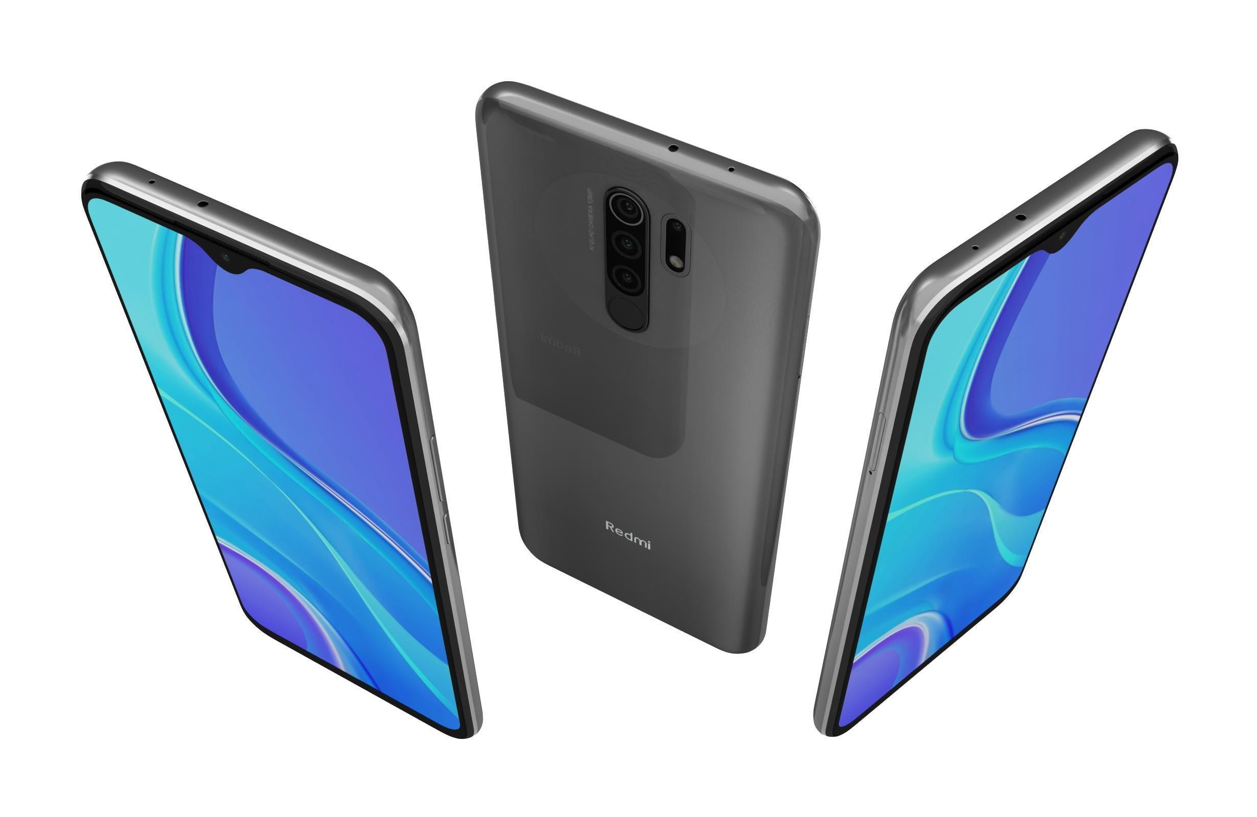 Xiaomi Redmi 9 Prime All Colors 3D model_4