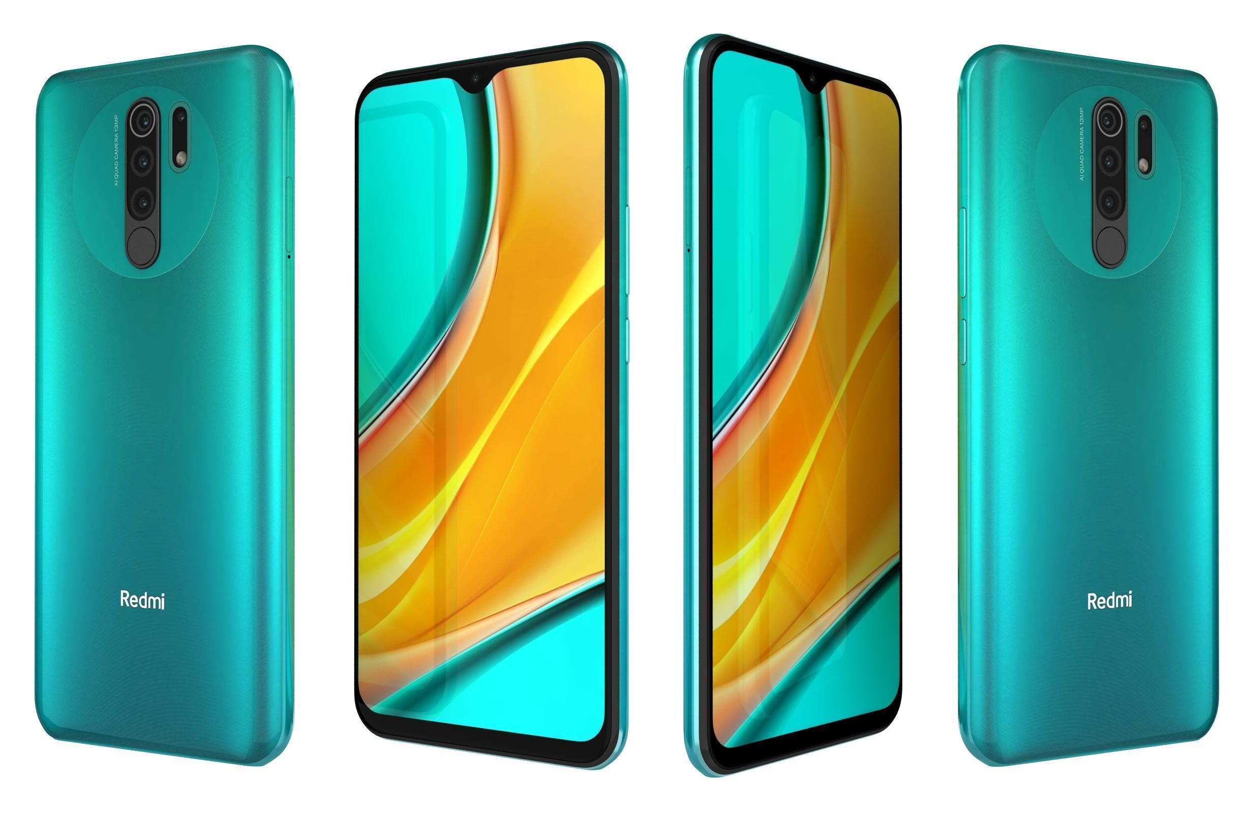 Xiaomi Redmi 9 Prime All Colors 3D model_13