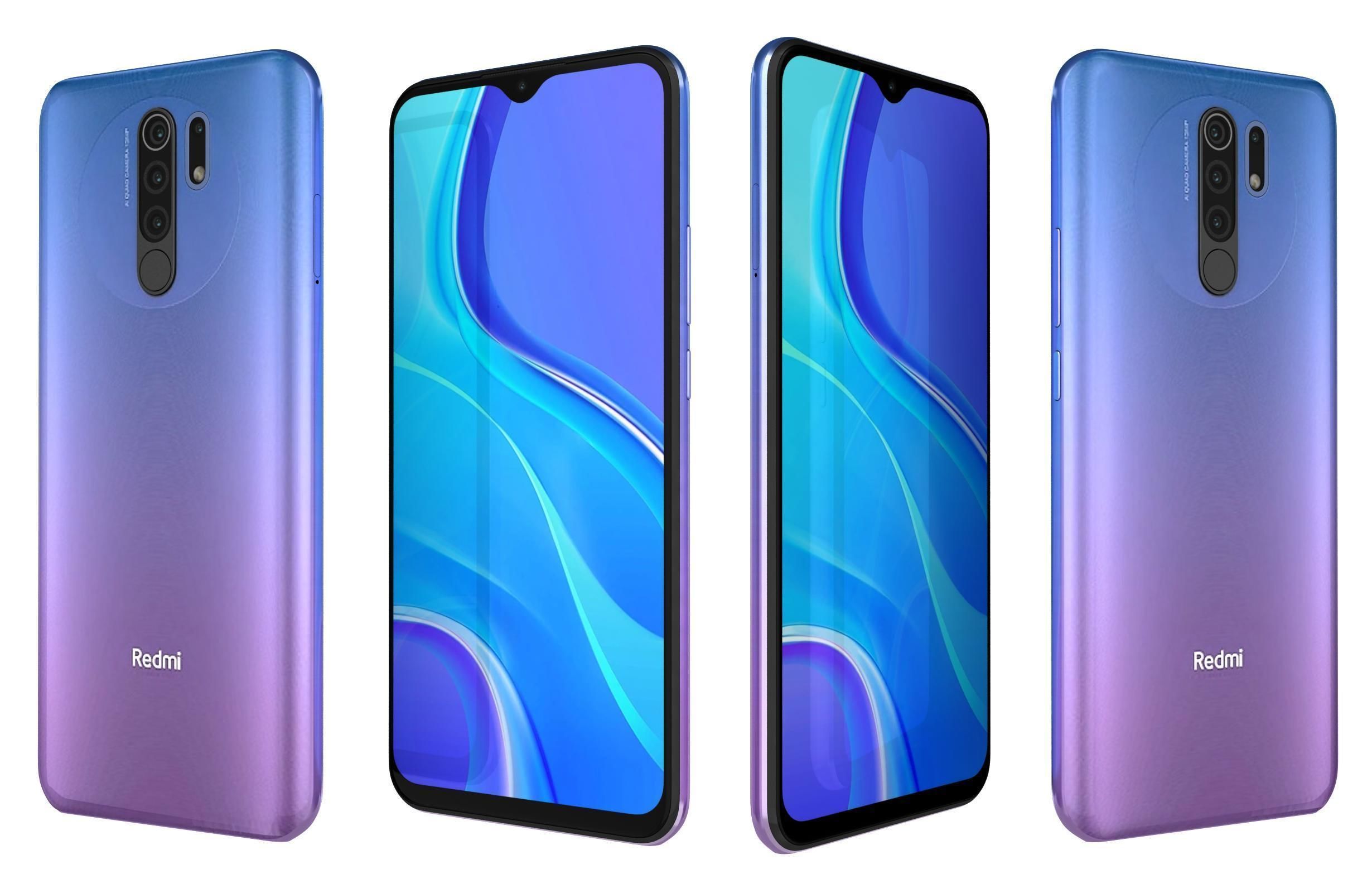Xiaomi Redmi 9 Prime All Colors 3D model_21