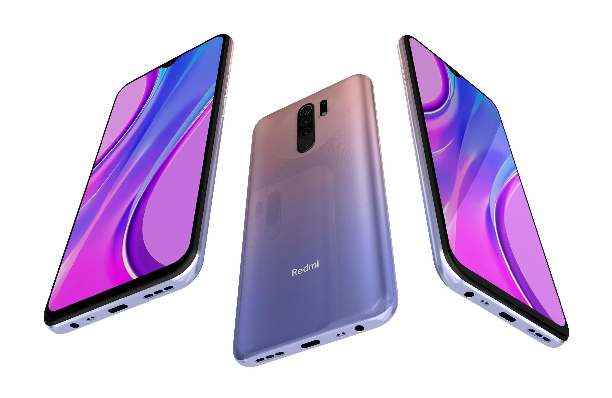 Xiaomi Redmi 9 Prime All Colors 3D model_5