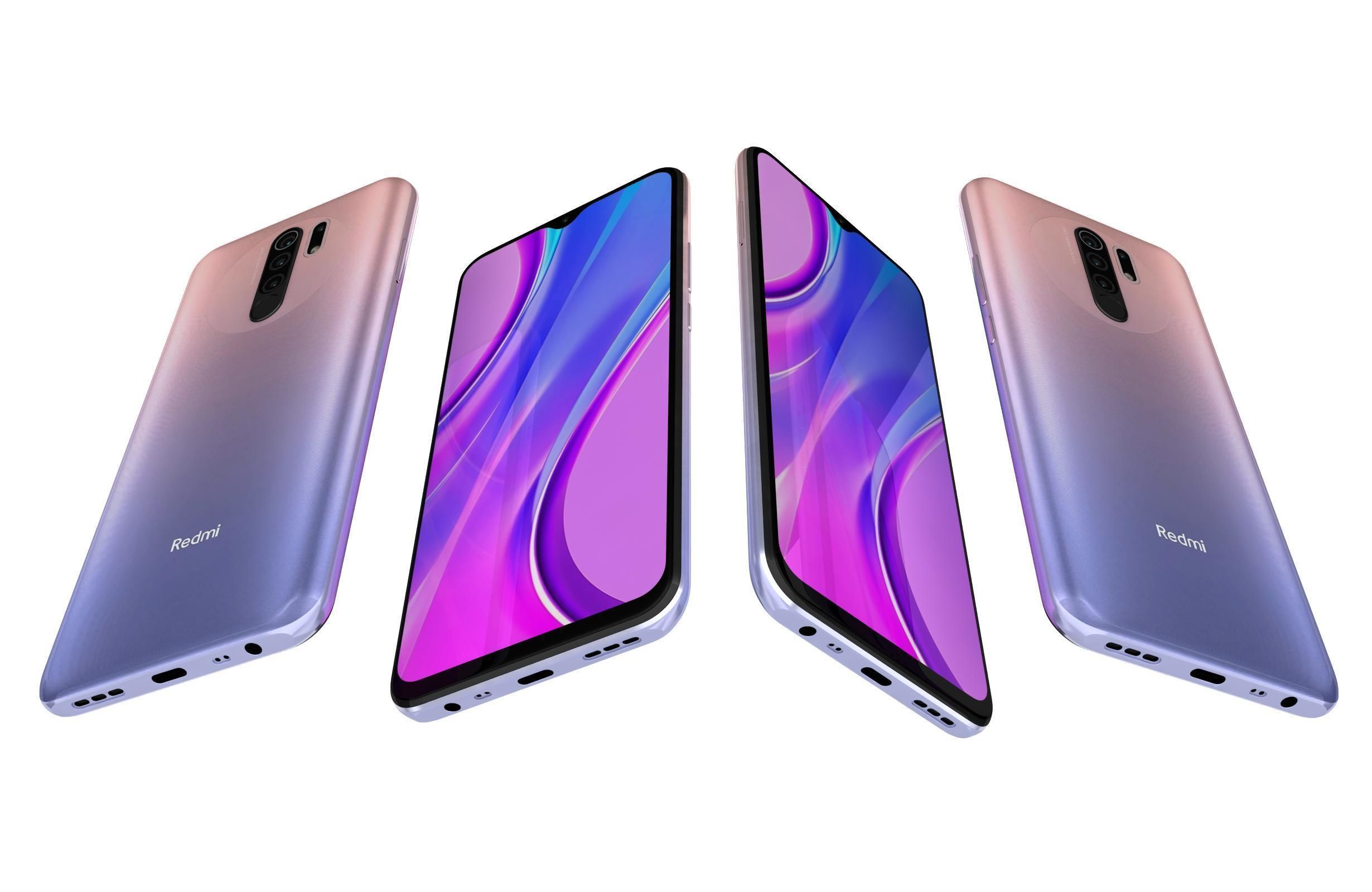 Xiaomi Redmi 9 Prime All Colors 3D model_11