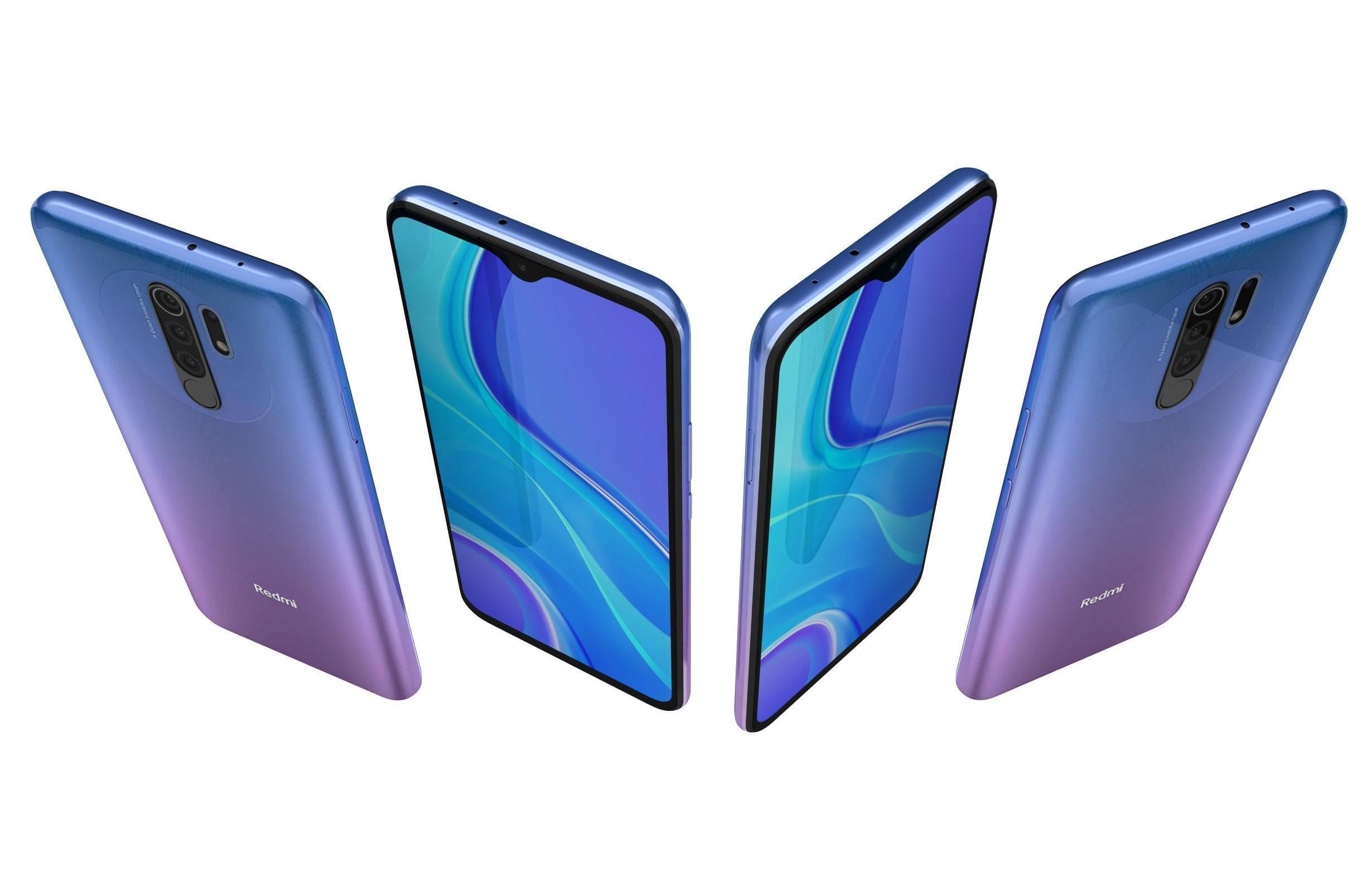 Xiaomi Redmi 9 Prime All Colors 3D model_24
