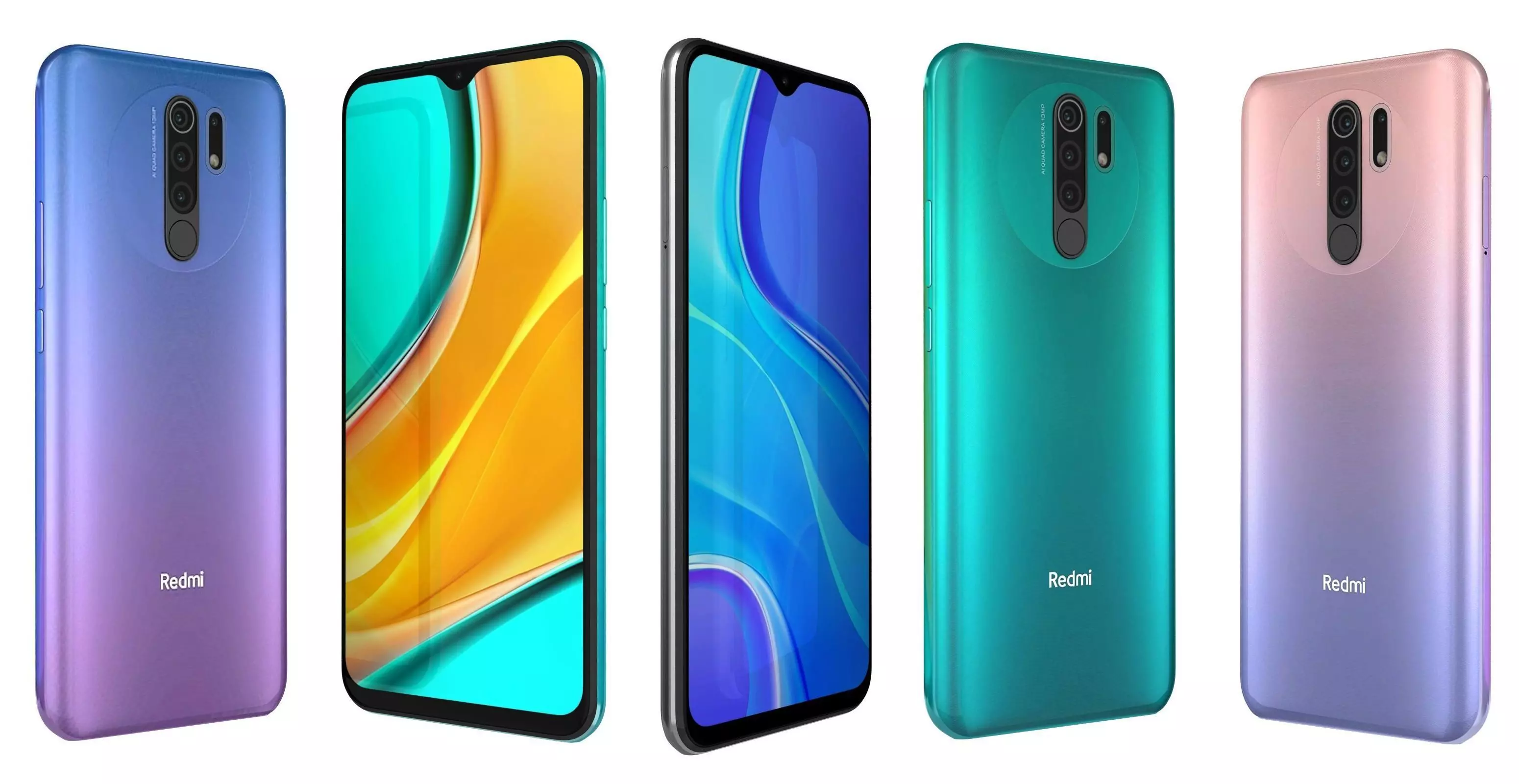 Xiaomi Redmi 9 Prime All Colors 3D model_0
