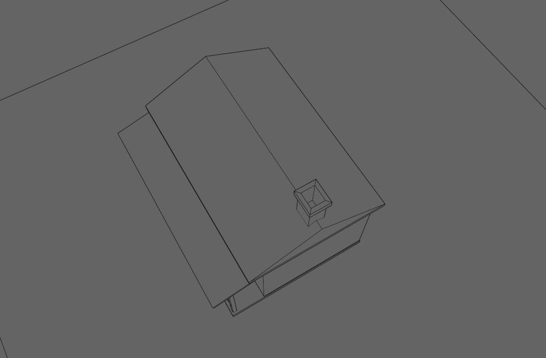 Wood House Basic - Casa de Madeira Low-poly 3D model_22