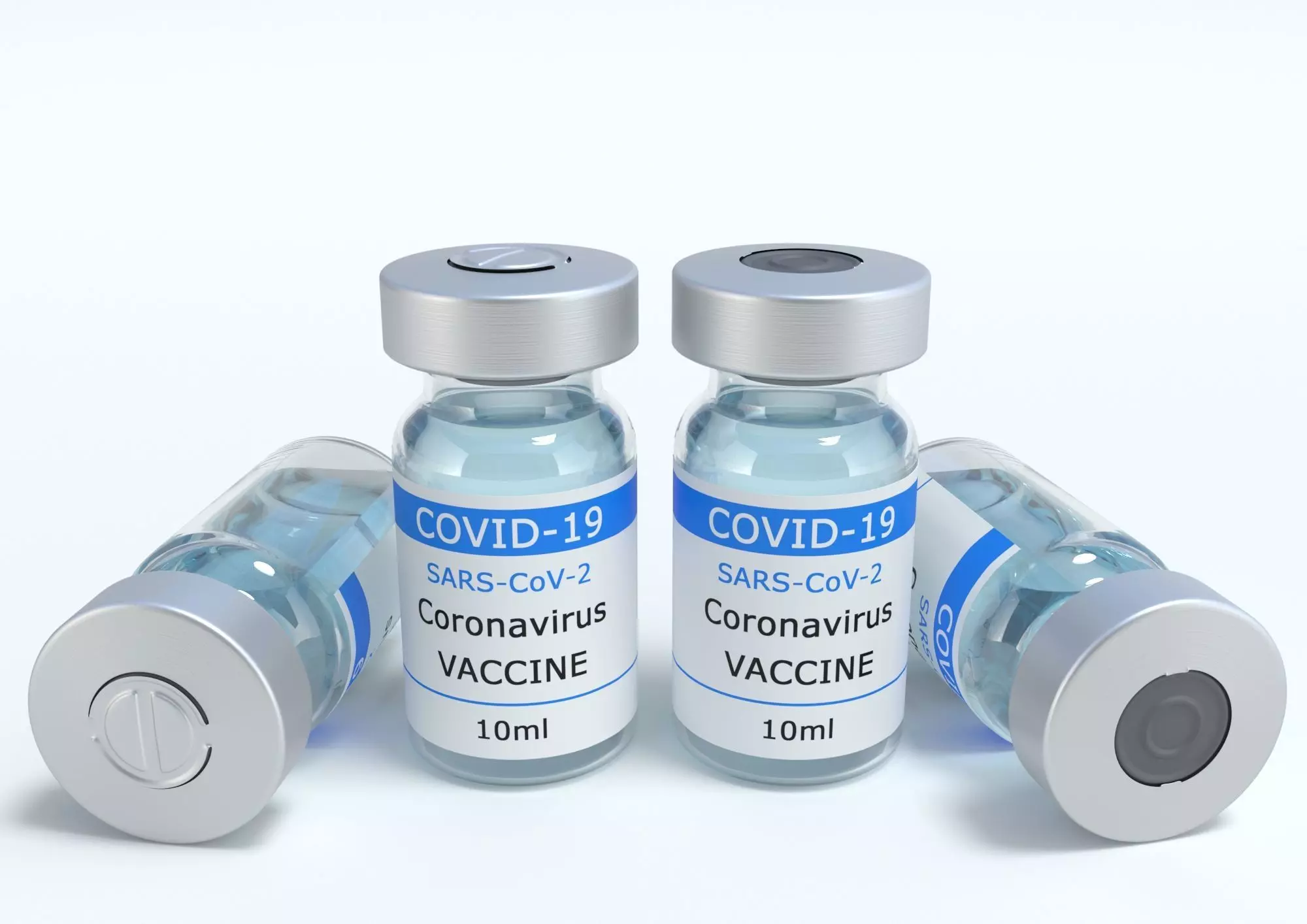 Coronavirus Vaccine Vial 3D model