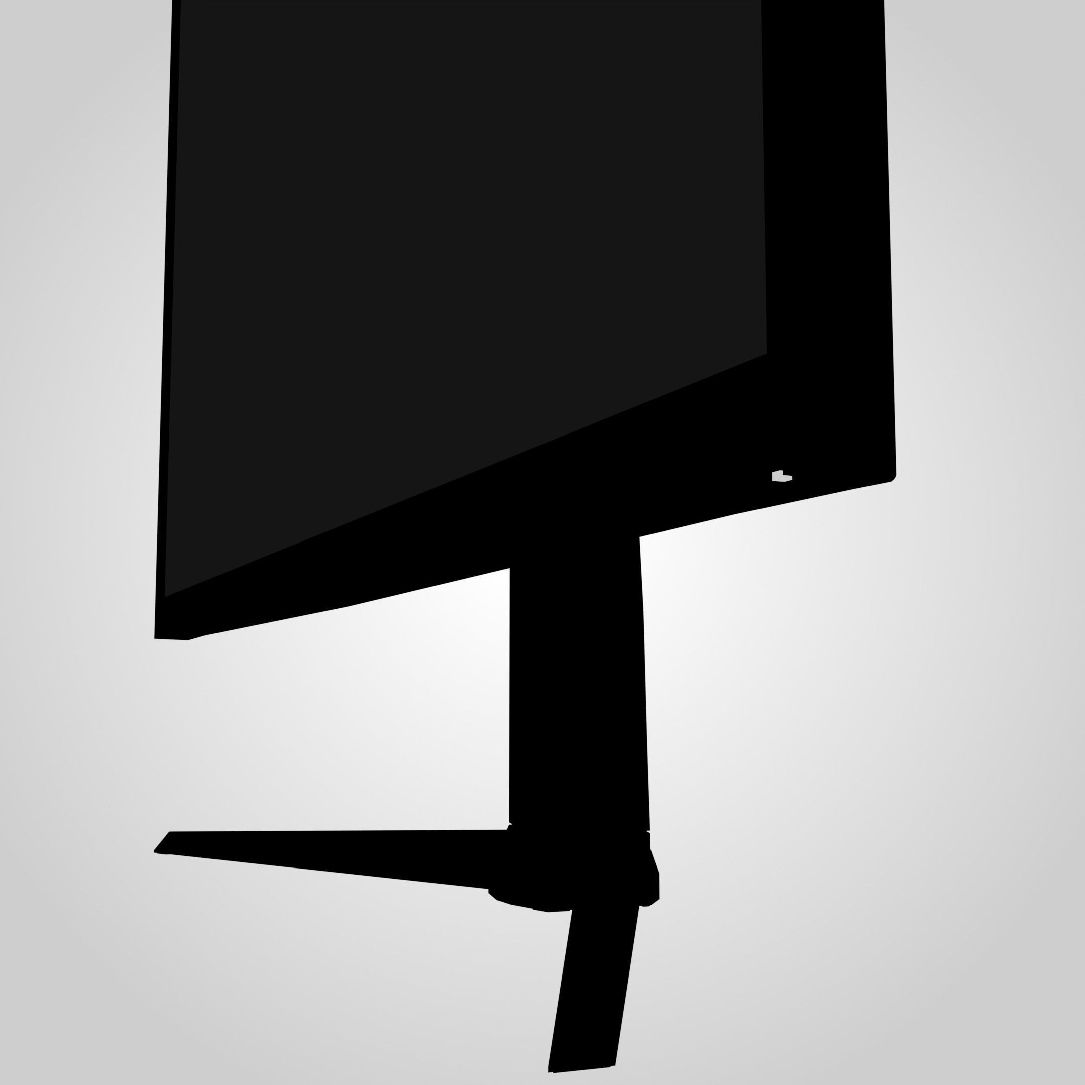 Asus Gaming Monitor Low-poly 3D model_29