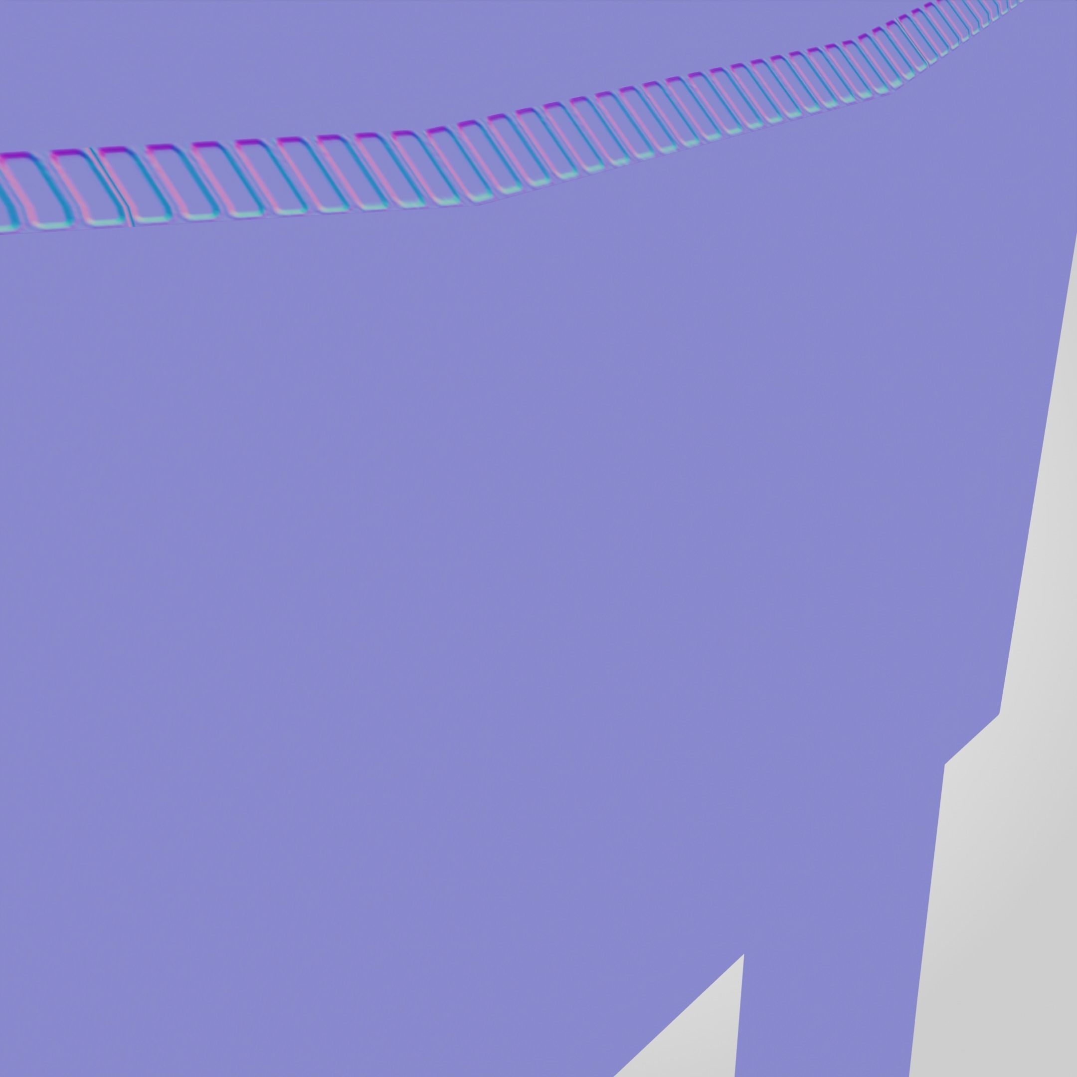 Asus Gaming Monitor Low-poly 3D model_22