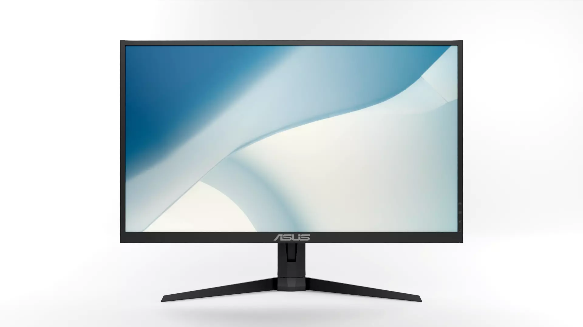 Asus Gaming Monitor Low-poly 3D model_0