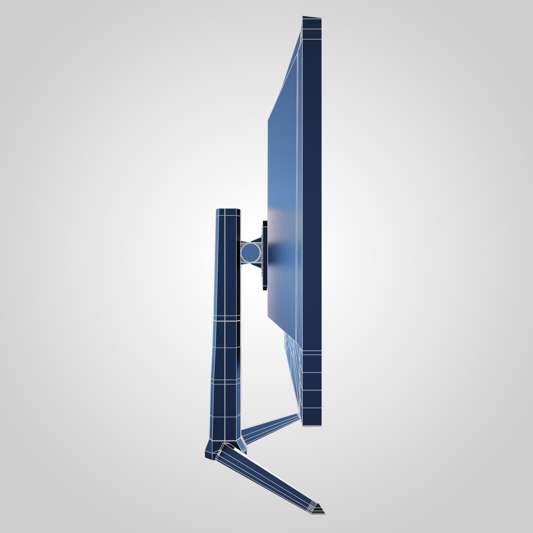Asus Gaming Monitor Low-poly 3D model_14