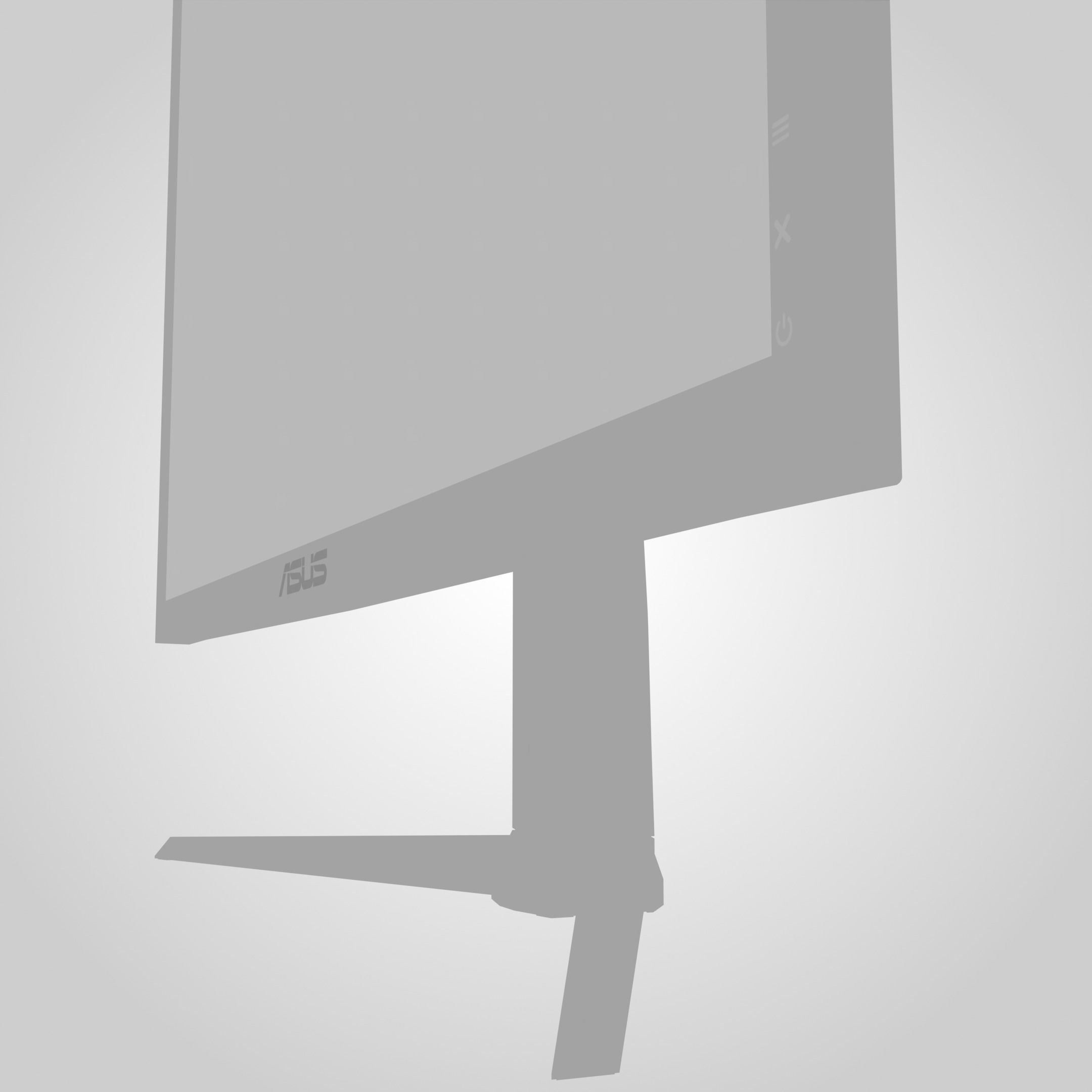 Asus Gaming Monitor Low-poly 3D model_27