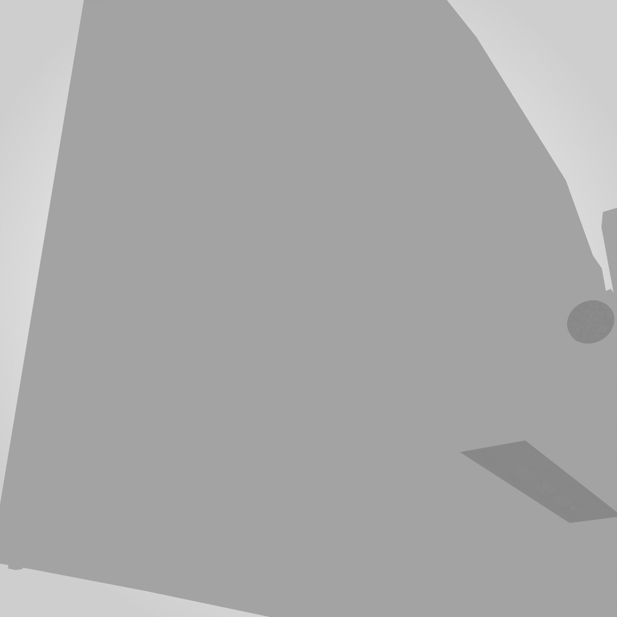 Asus Gaming Monitor Low-poly 3D model_35