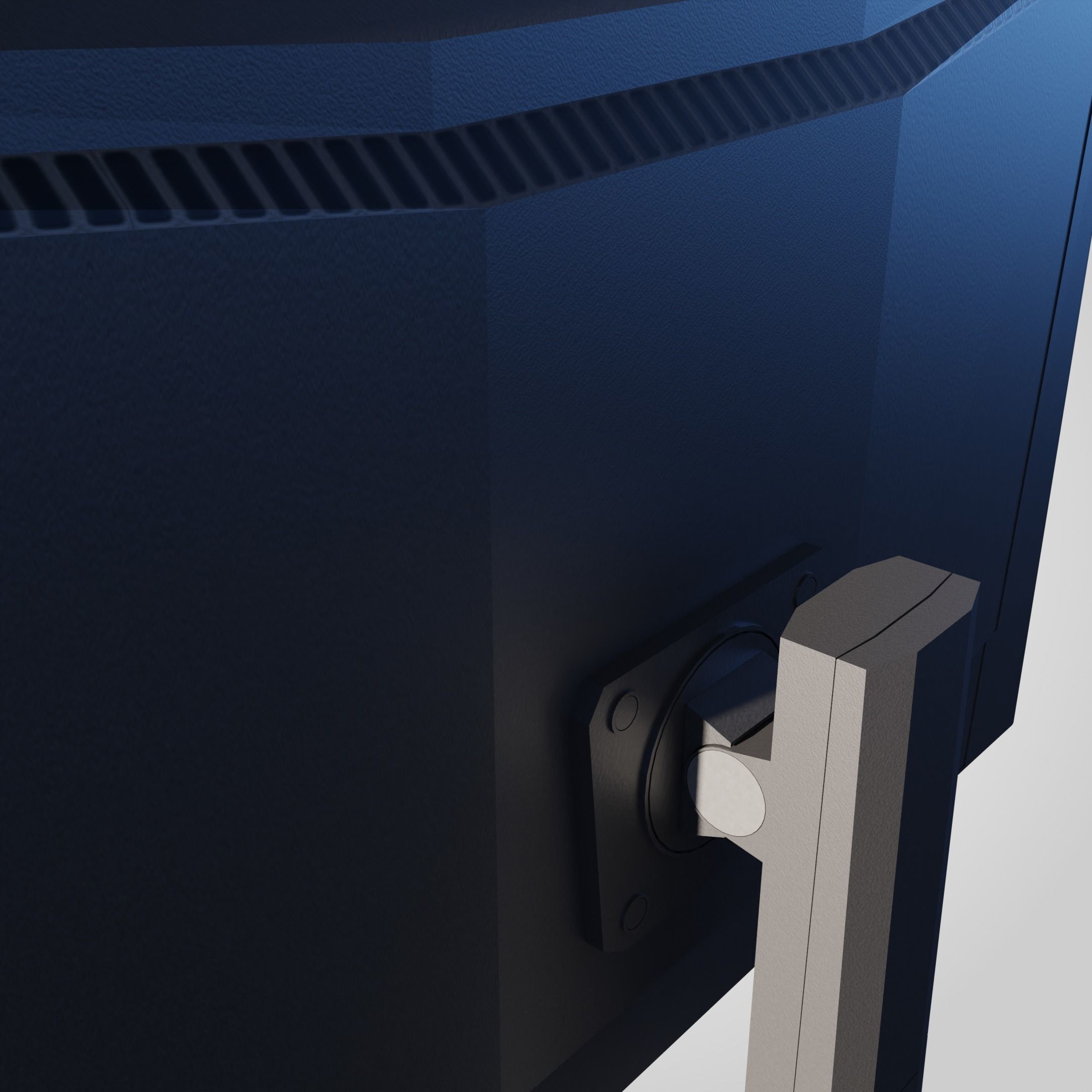 Asus Gaming Monitor Low-poly 3D model_15