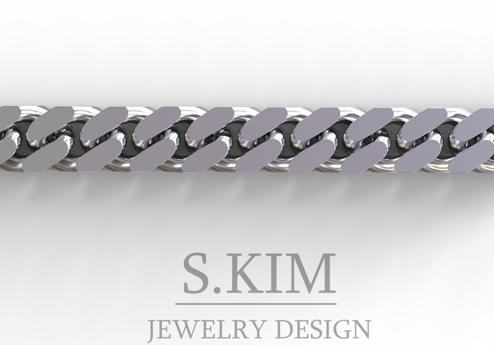 Big chain link 3D print model_2