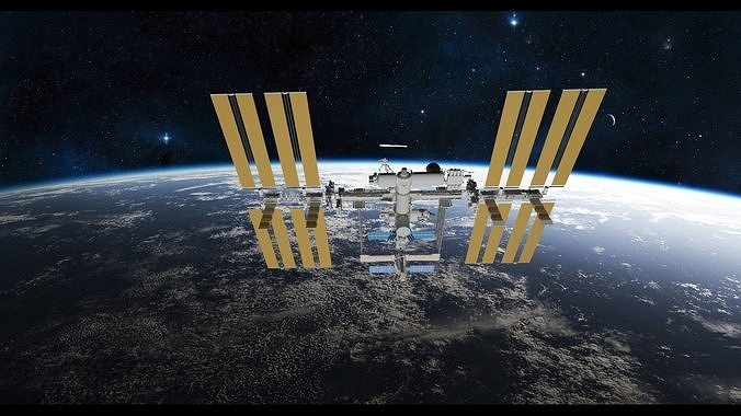 International Space Station ISS 3D model