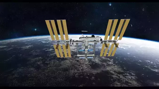 International Space Station ISS 3D model