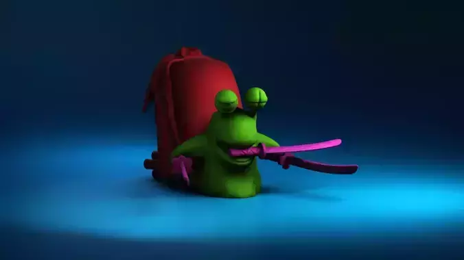 One Piece- Roronoa Zoro- Den Den Mushi 3D print model