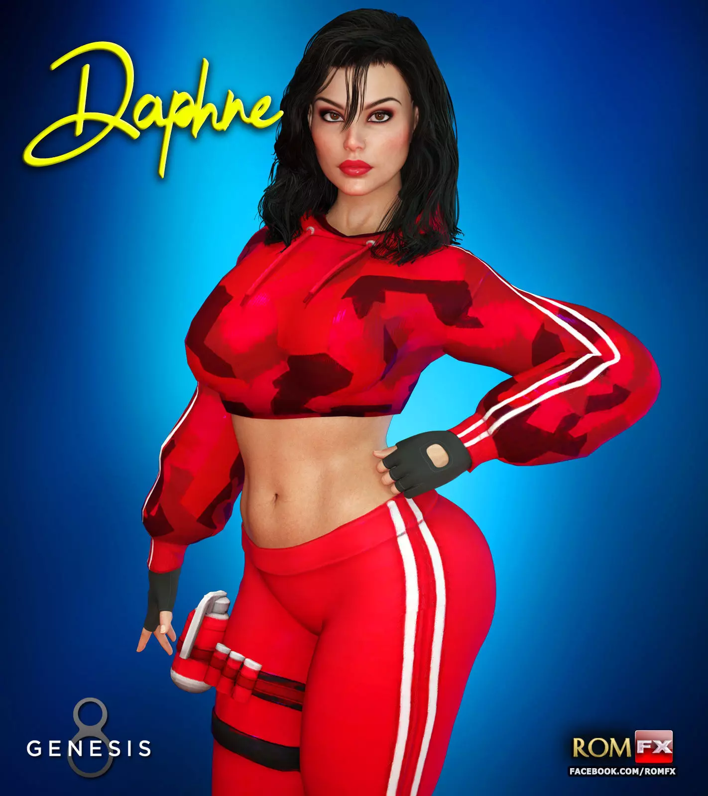 Daphne For G8F 3D model_0