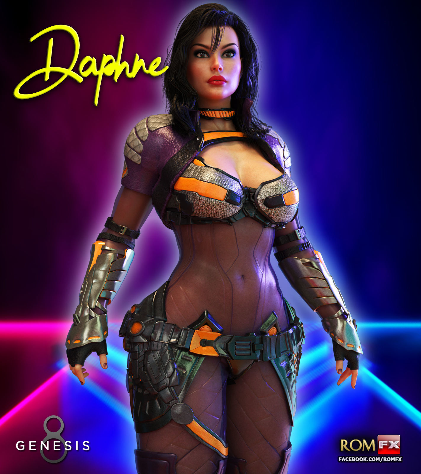 Daphne For G8F 3D model_1