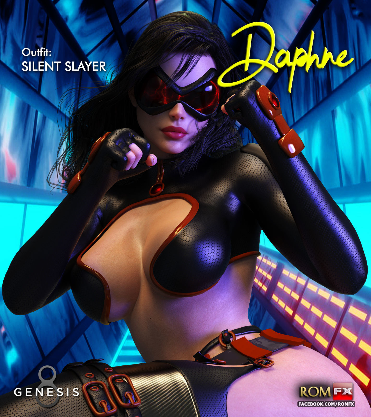 Daphne For G8F 3D model_2