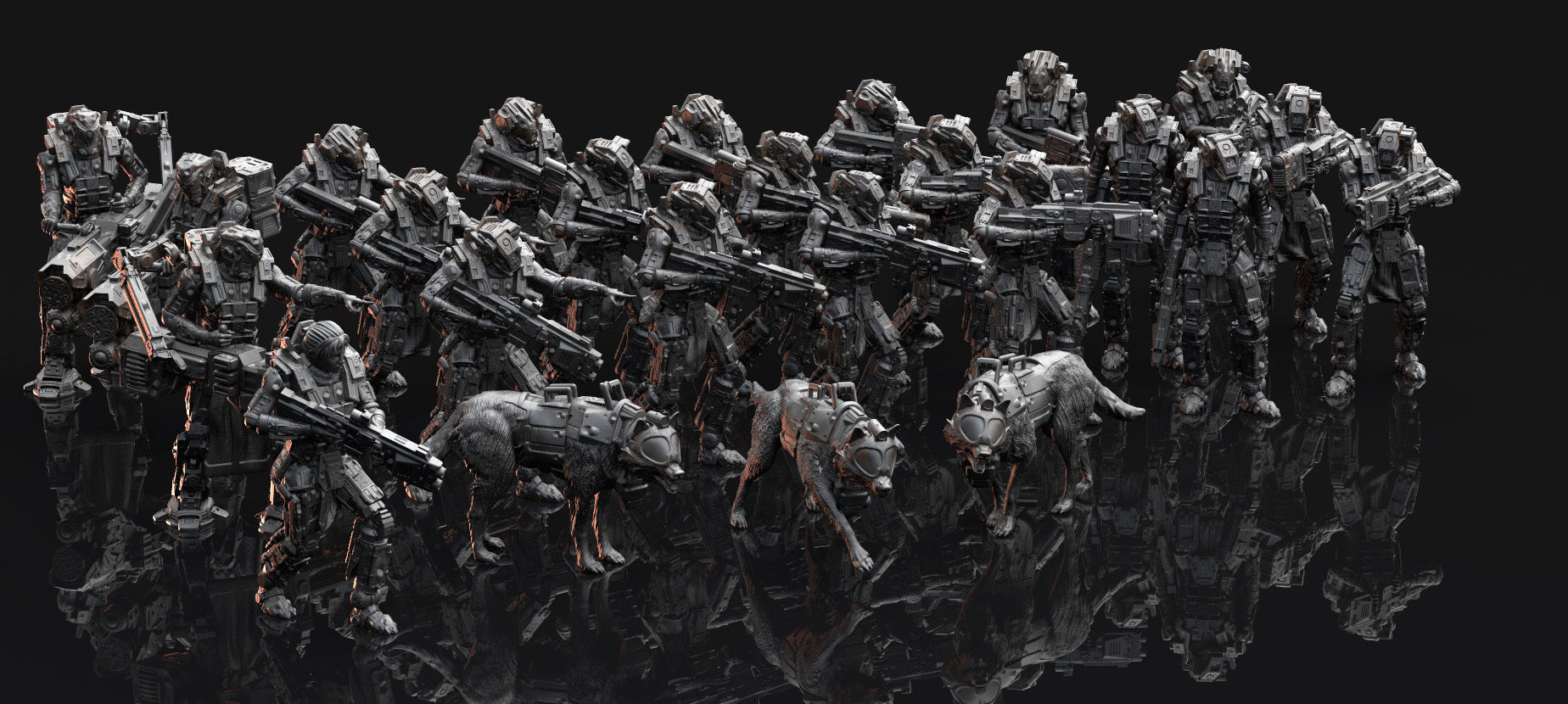 Infantry- Koloss Platoon 3D print model_2