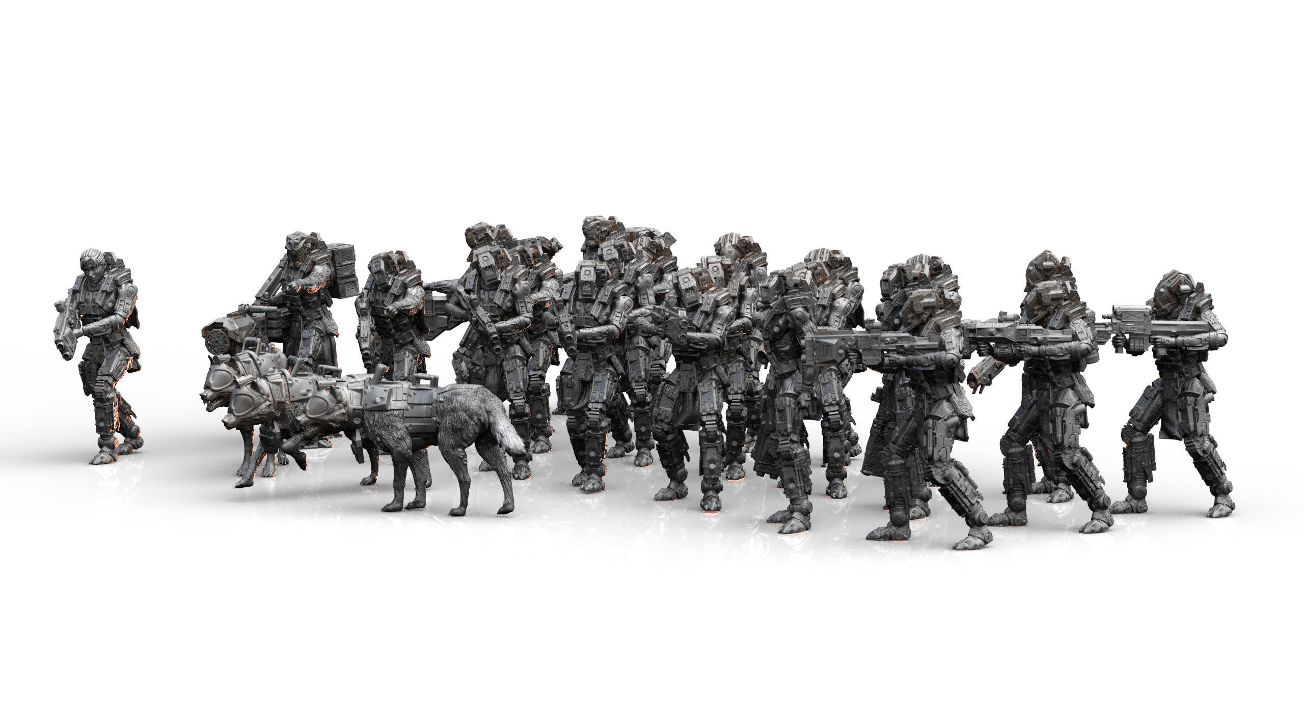 Infantry- Koloss Platoon 3D print model_3