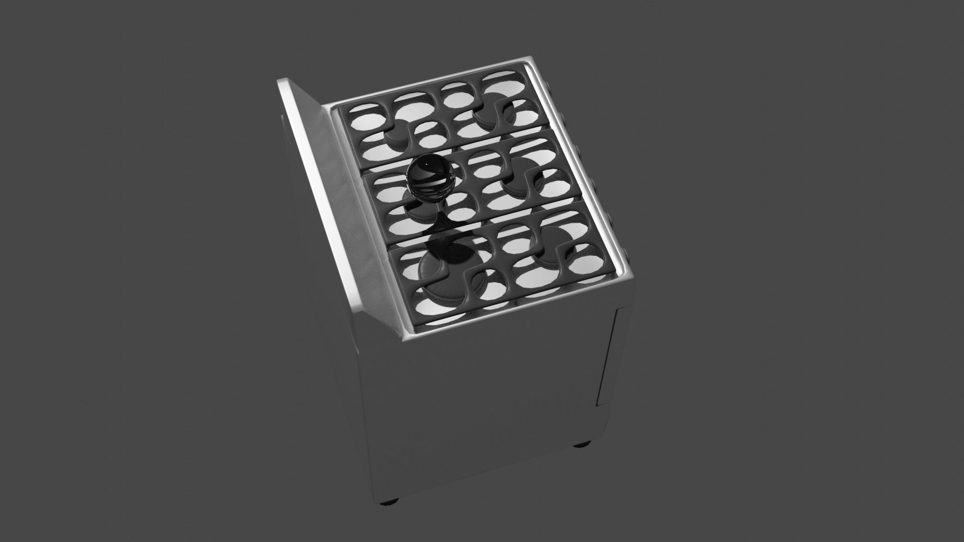 Stove 3D model_4