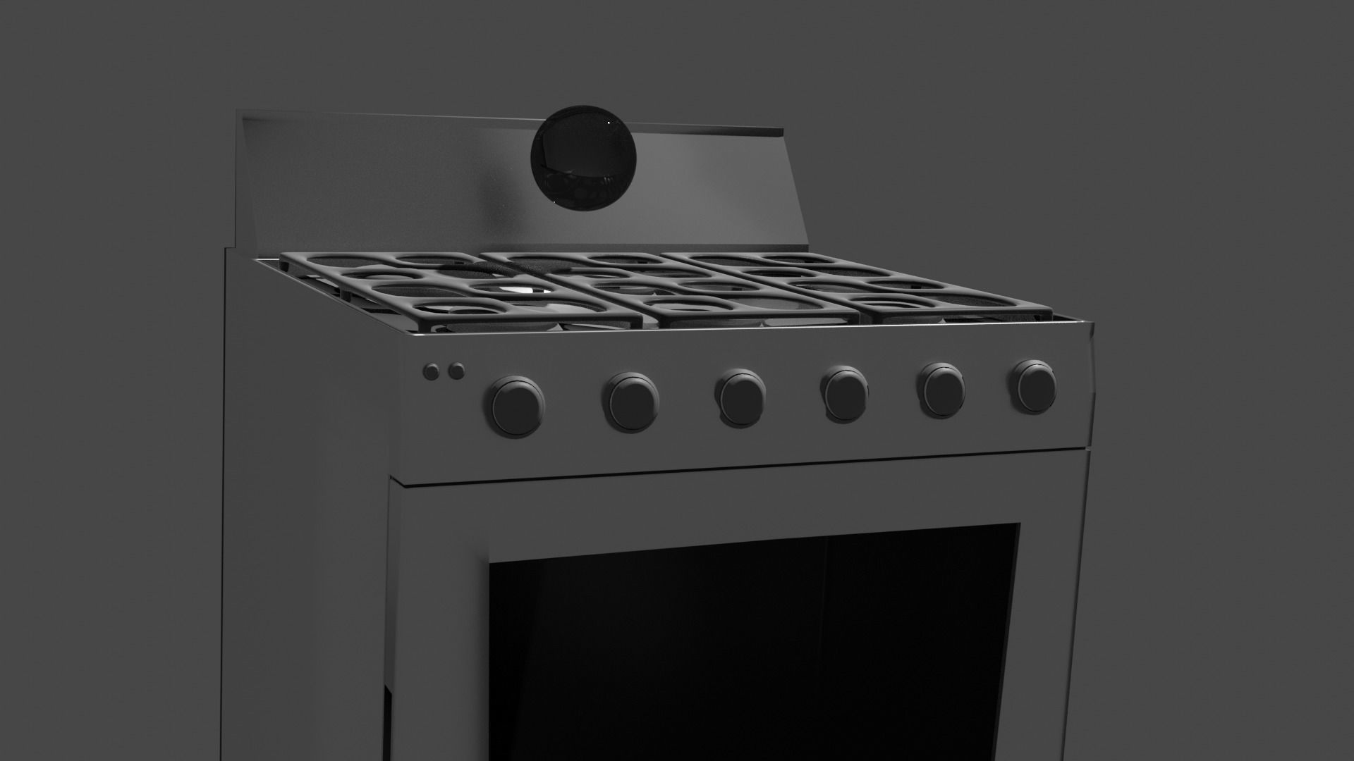 Stove 3D model_2