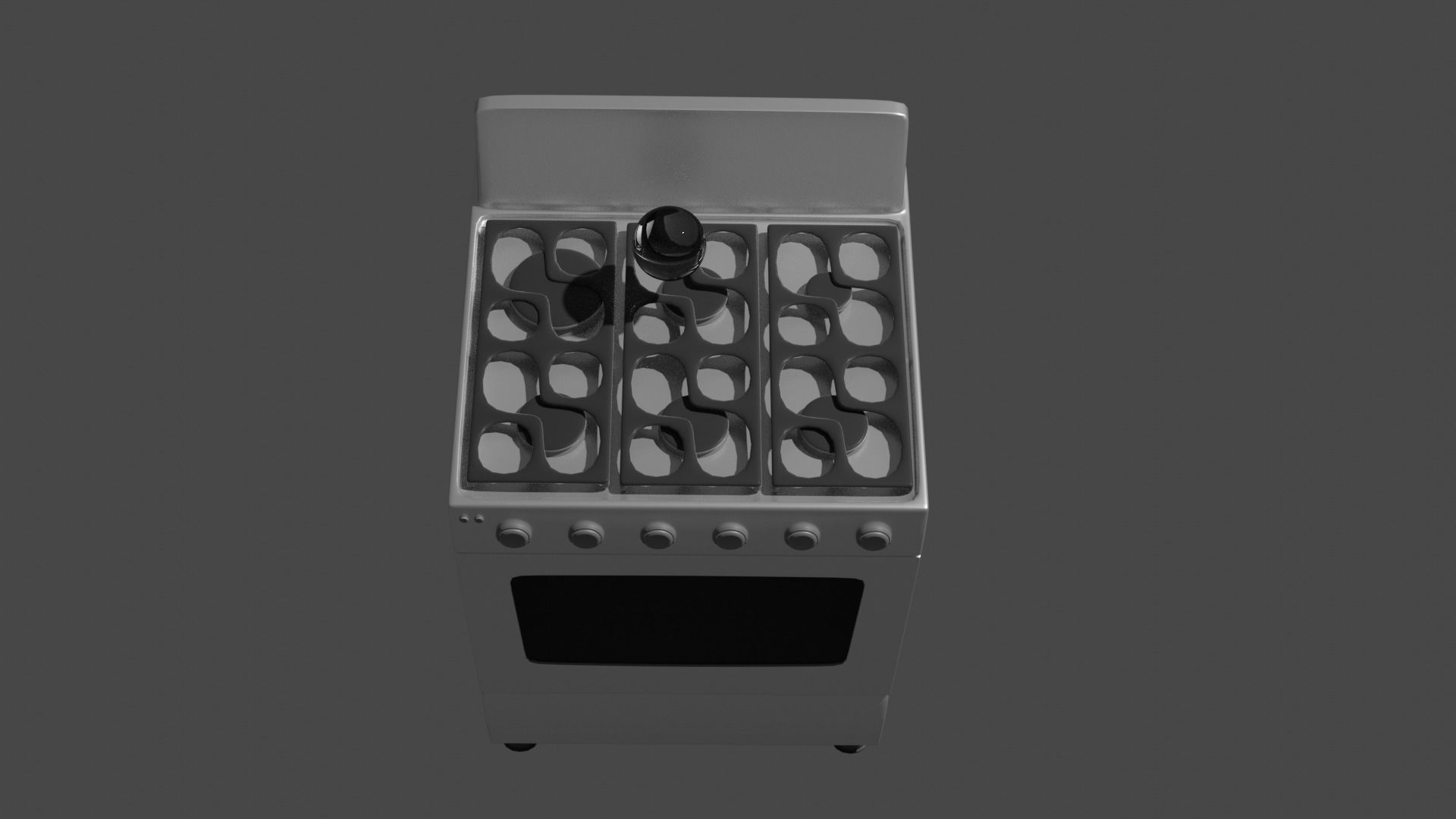 Stove 3D model_3