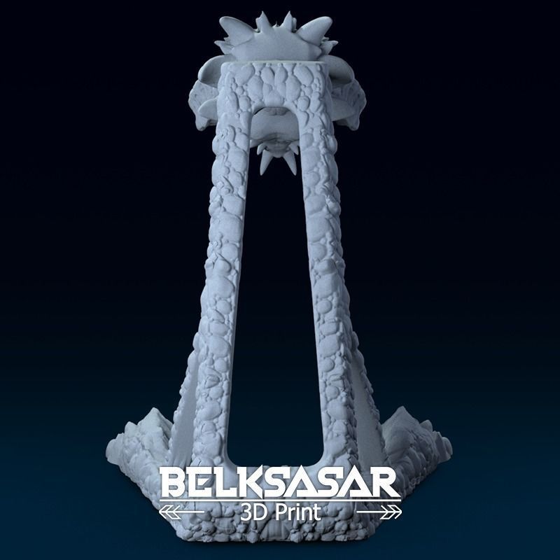 Headphone Holder Dragon 3D print model_12