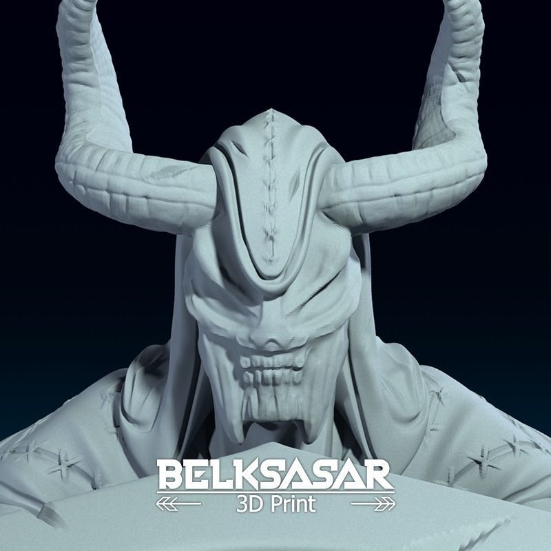 Candle Holder and Pen Holder Demon 3D print model_10