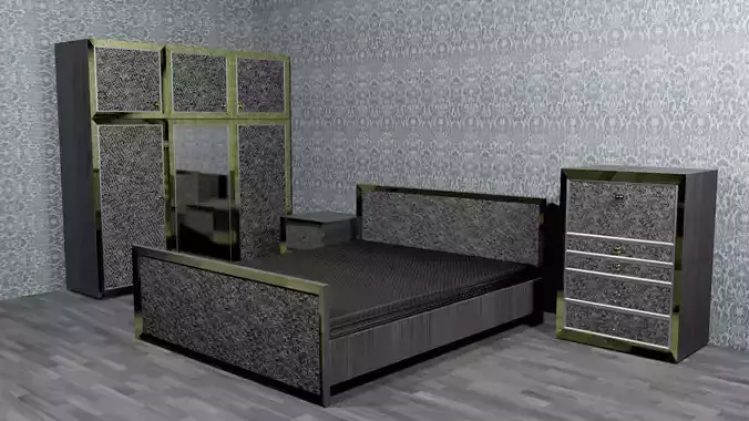 bedroom gold file cabinet