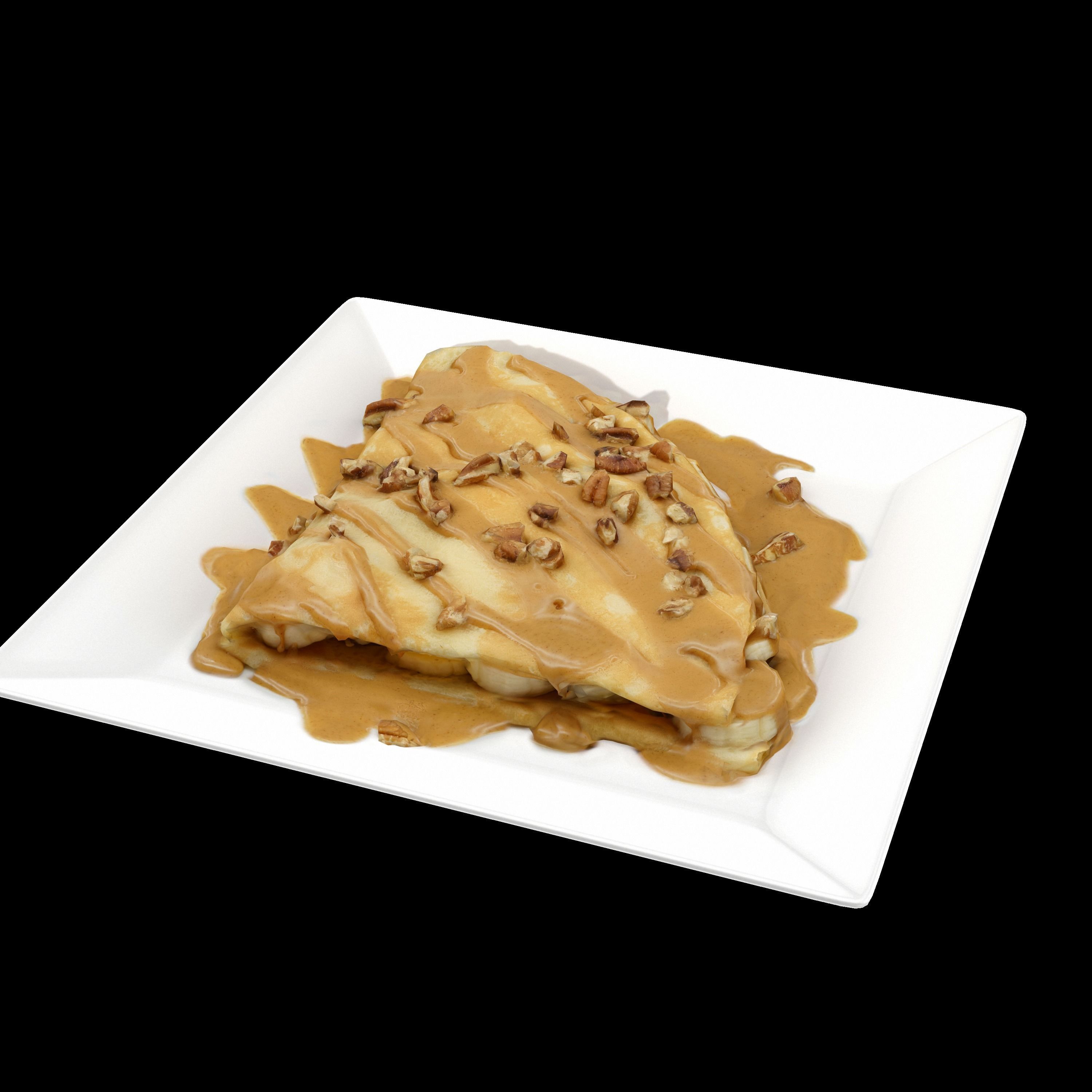 Dulce banana Low-poly 3D model_3