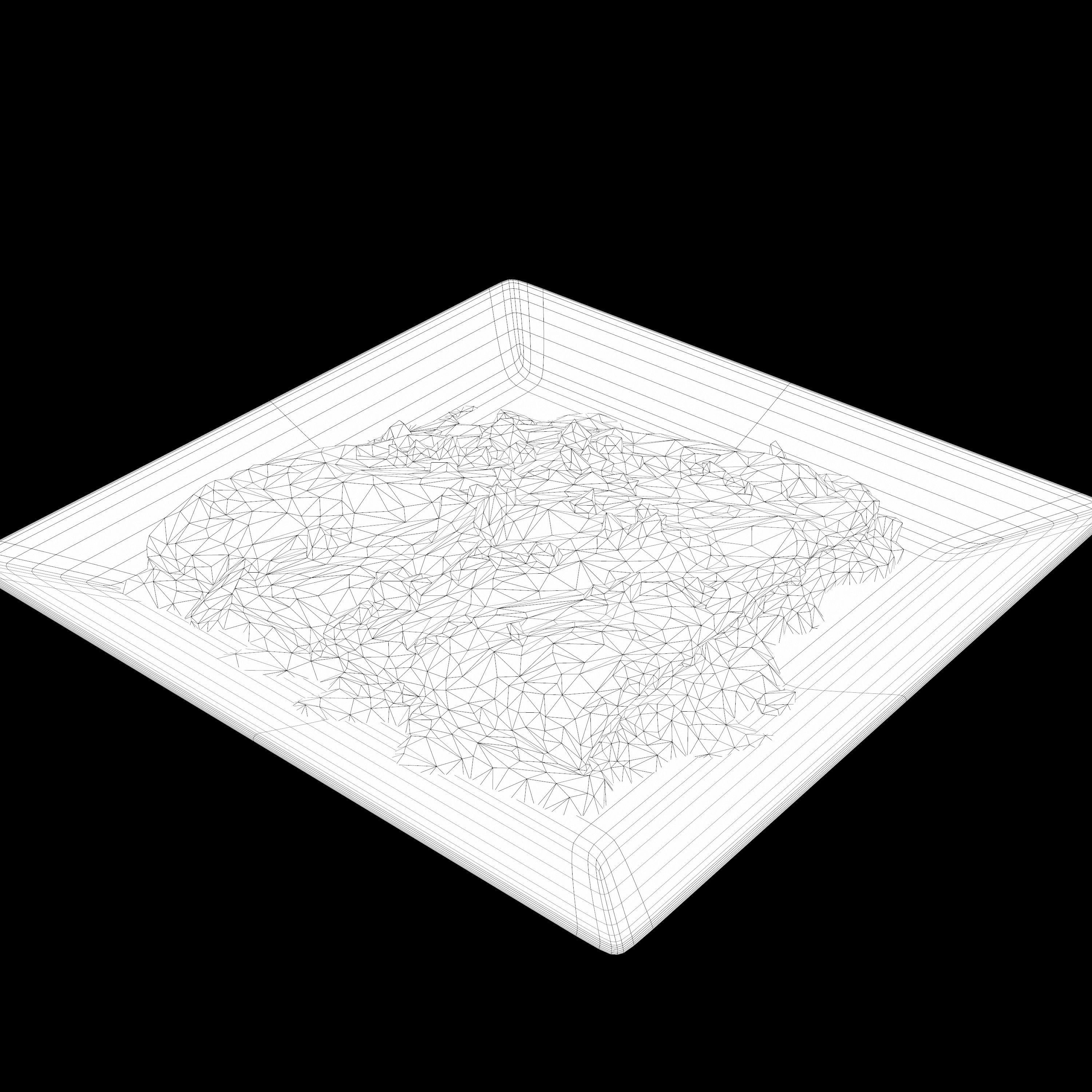 Dulce banana Low-poly 3D model_14