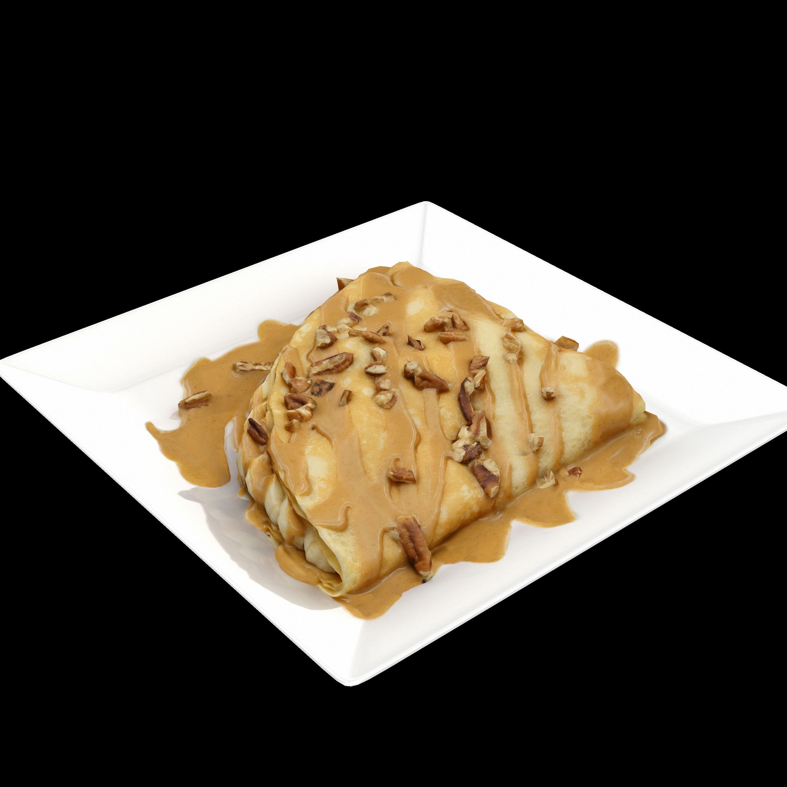 Dulce banana Low-poly 3D model_4