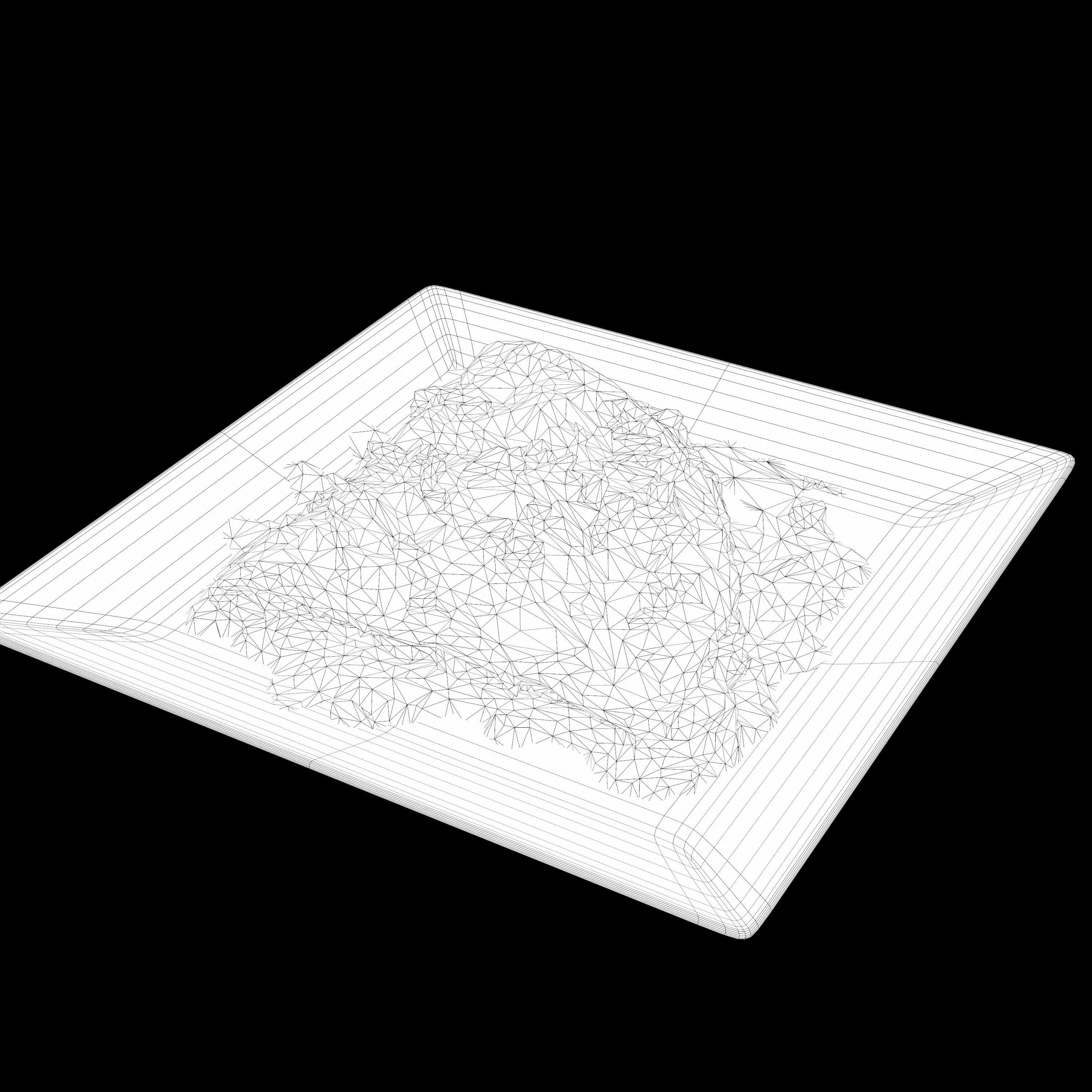 Dulce banana Low-poly 3D model_13