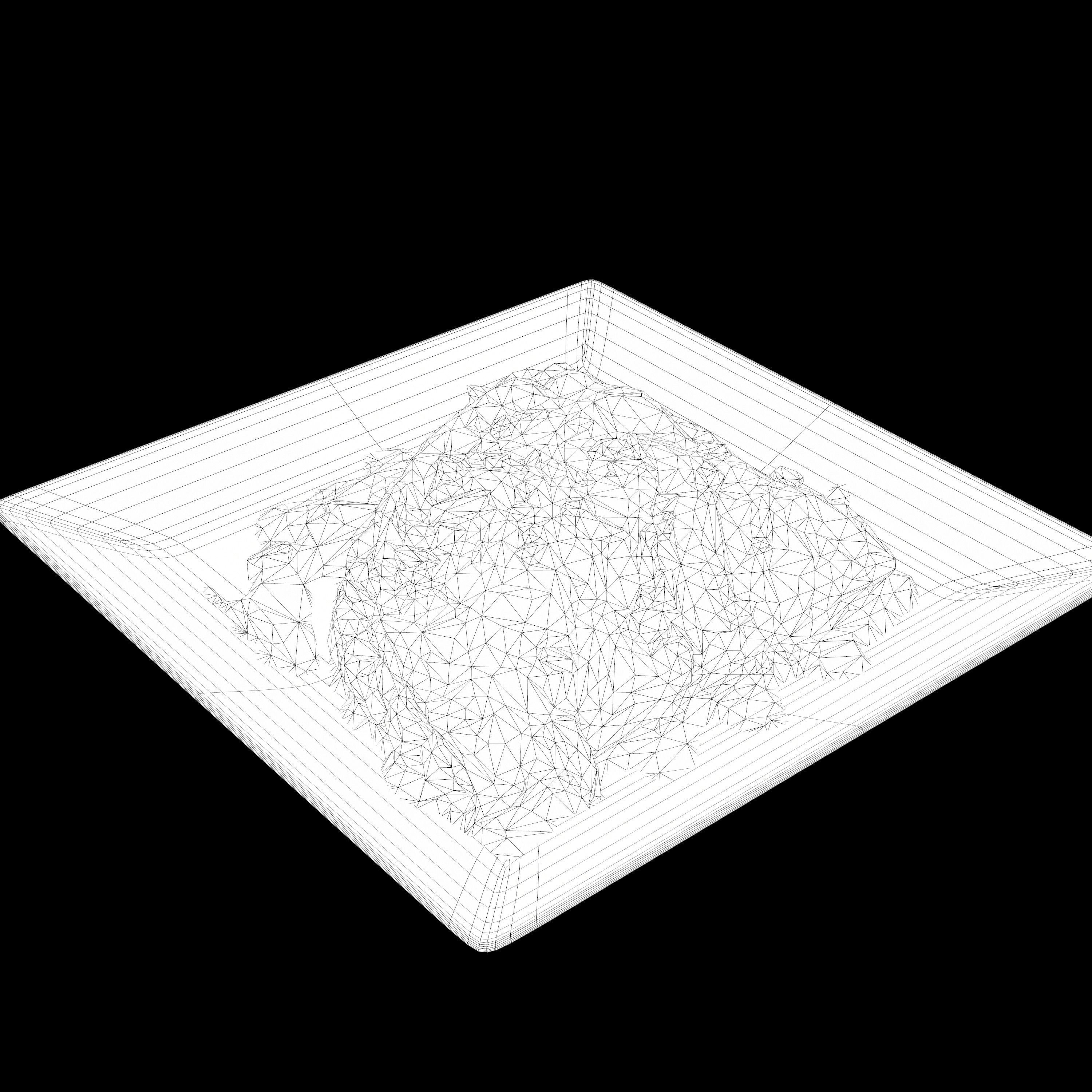 Dulce banana Low-poly 3D model_15