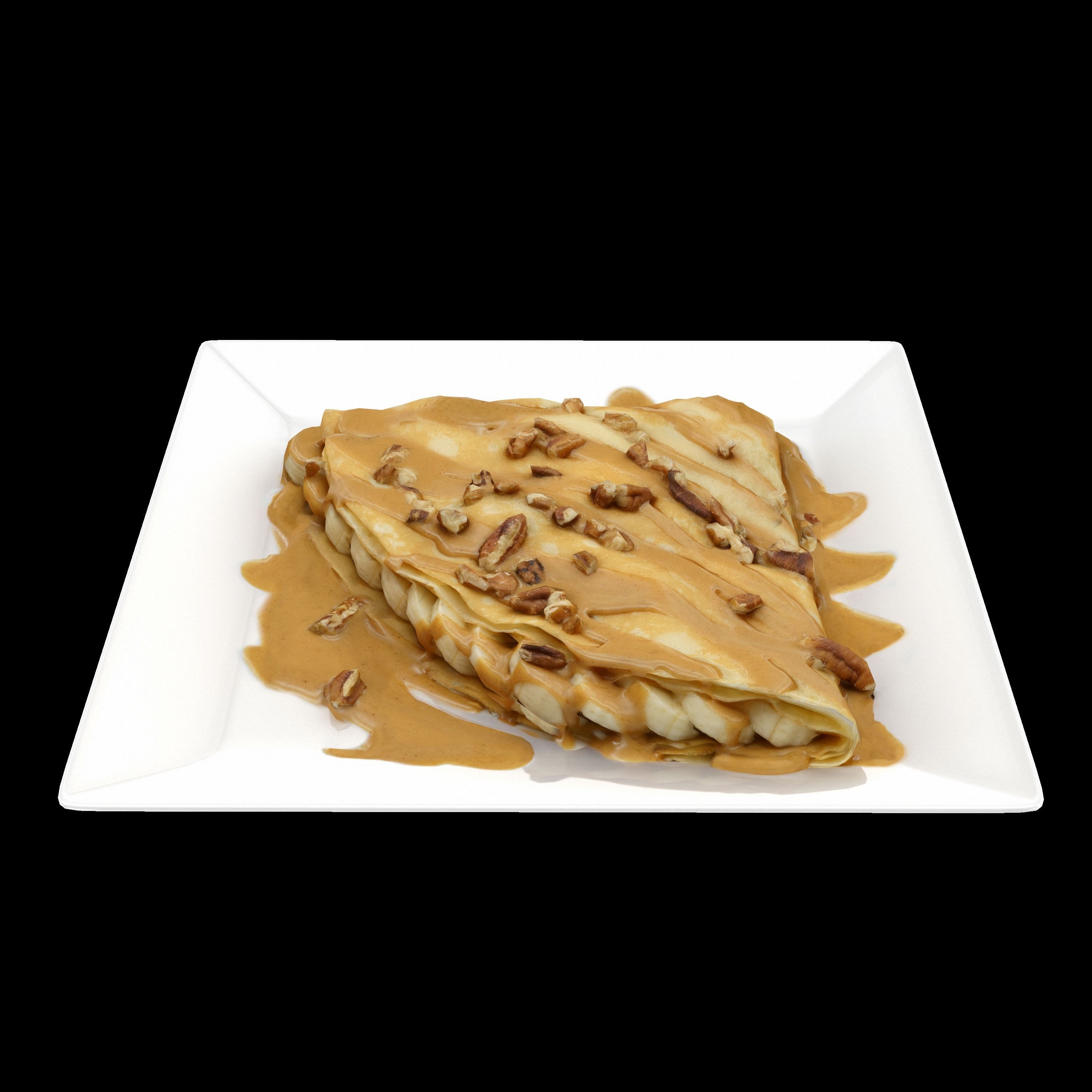 Dulce banana Low-poly 3D model_2