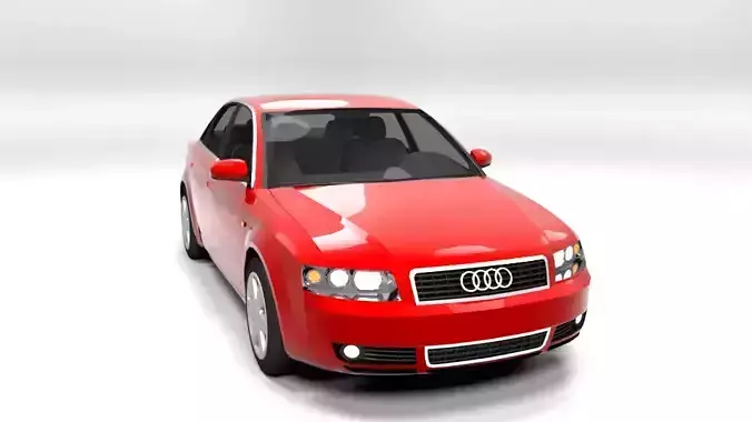 AUDI A4 2001 4D LOWPOLY