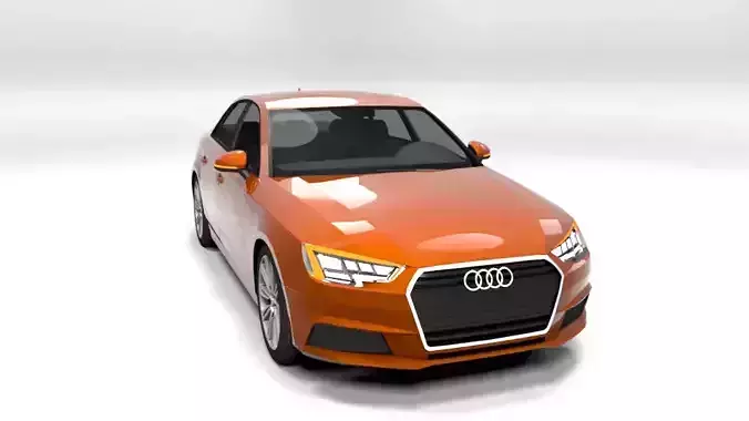AUDI A4 2016 4D LOWPOLY