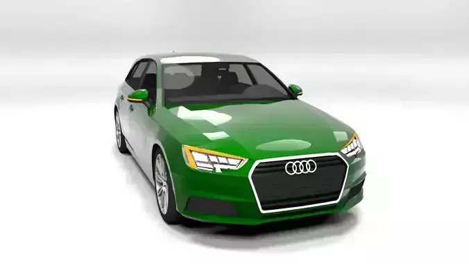AUDI A4 2016 AVANT LOWPOLY