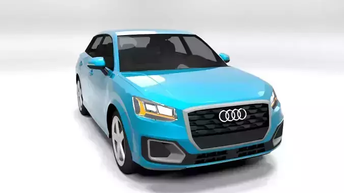 AUDI Q2 2017 LOWPOLY
