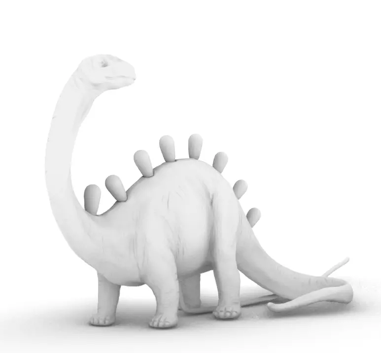 Dino Lamp 3D print model