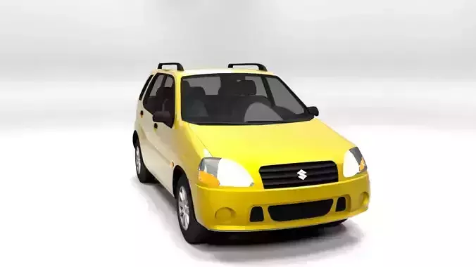 SUZUKI IGNIS 2001 5D LOWPOLY  Low-poly 3D model
